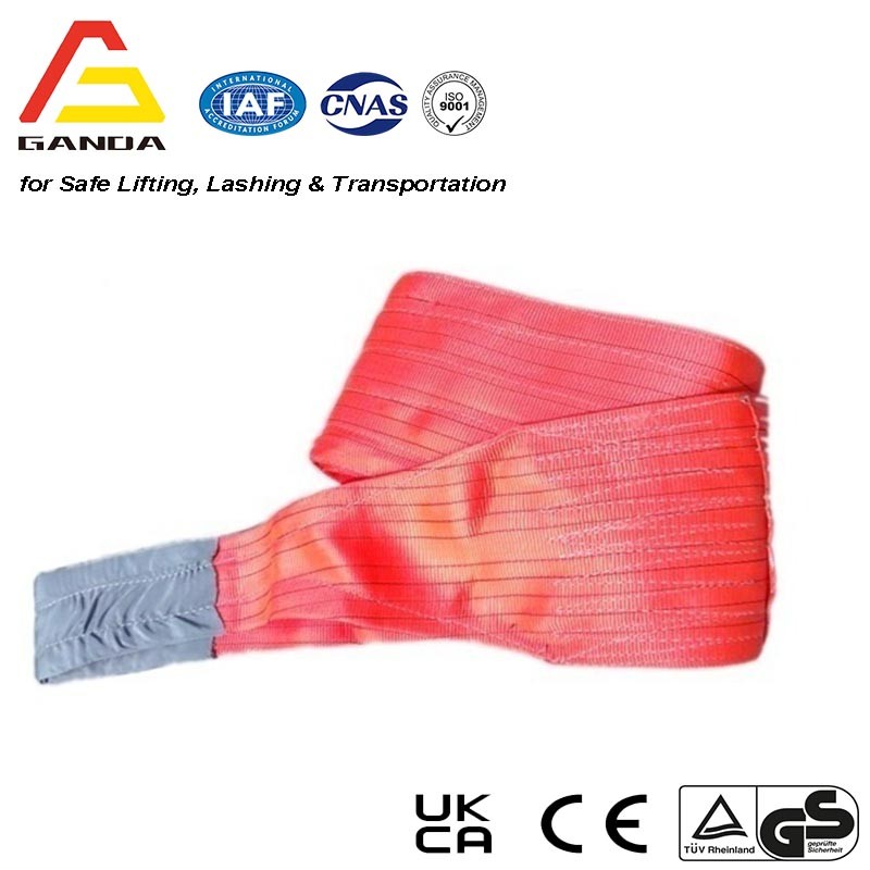Double Ply Polyester Webbing Sling with Lifting Eyes